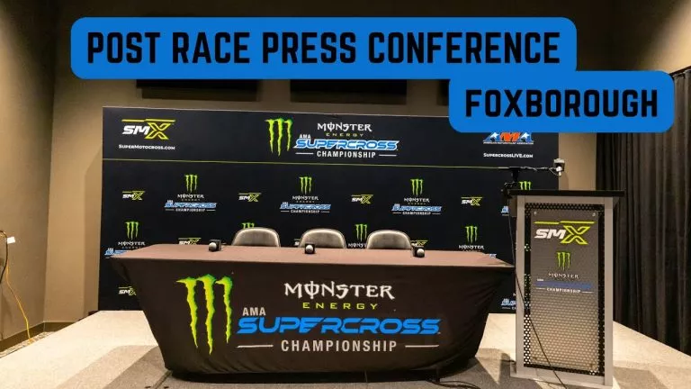 Video conferencia de prensa Supercross Foxborough 2025