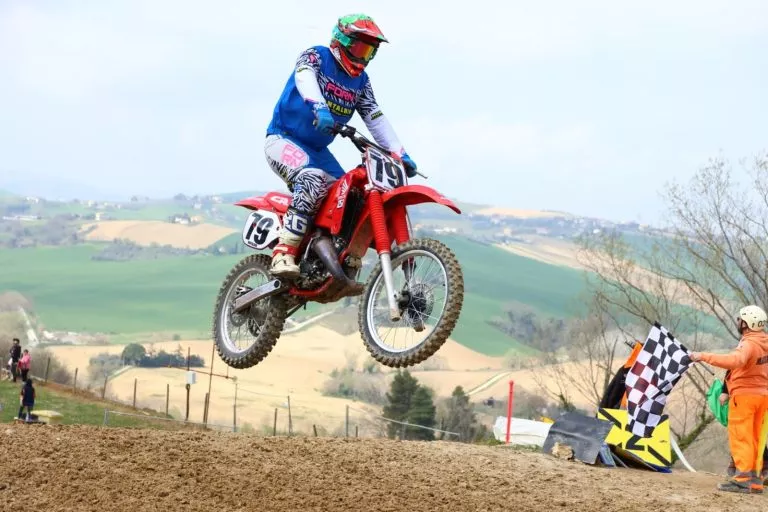 La era del campeonato de motocross italiano hace una parada en Rignano Flaminio