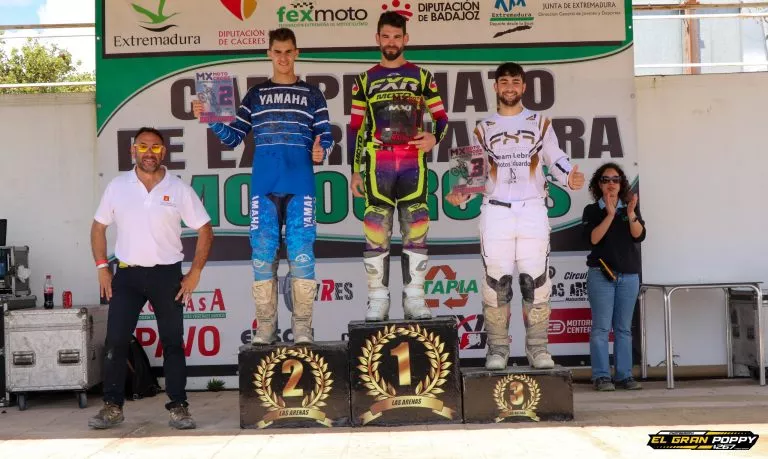 Éxito rotundo para el motocross en Malpartida de Cáceres