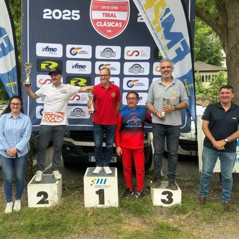 PILOTOS MADRILEÑOS EN EL PODIO DEL NACIONAL DE TRIAL CLÁSICO