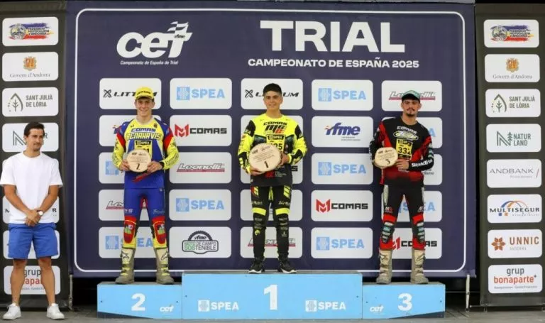 ANDALUCES en el Trial Campeonato España celebrado en Sant Julia de Loria -Andorra – FAM