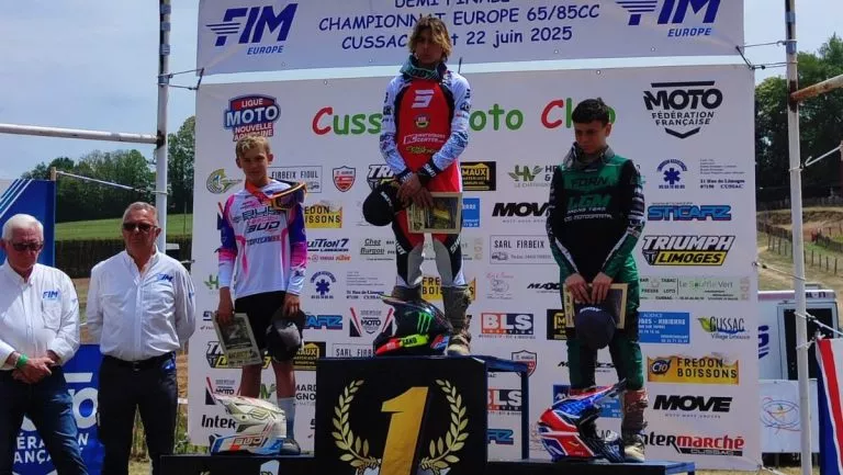 Éxito español en el Europeo de Motocross: victoria de Pau Caudet