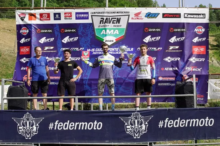 Campeonato de motocross italiano AMA. Título de antemano para Luca Brunzin