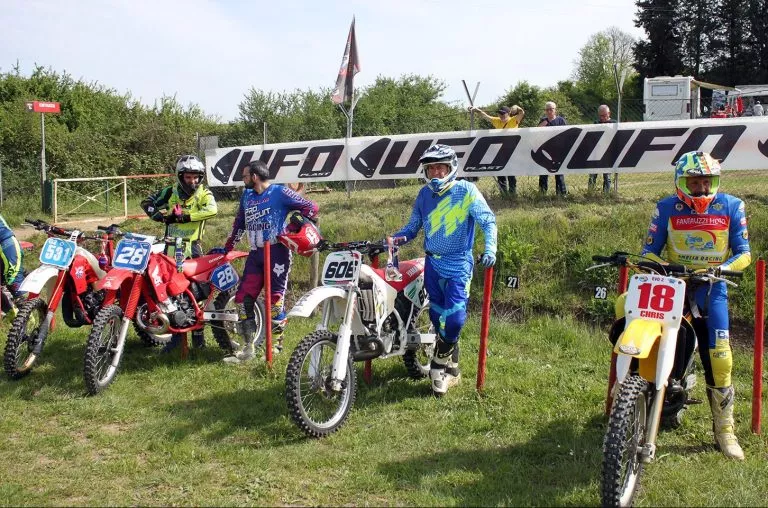 Vintage de motocross italiano. Último acto en Cremona