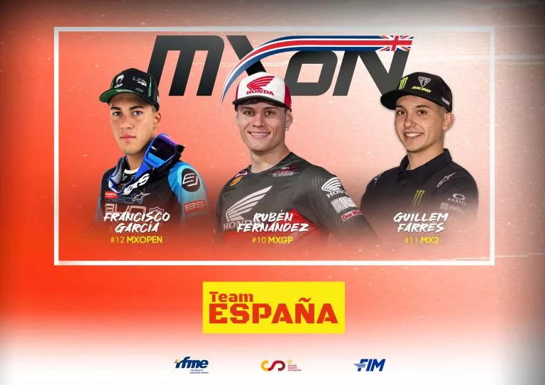 España anuncia su equipo para el Motocross de las Naciones 2025