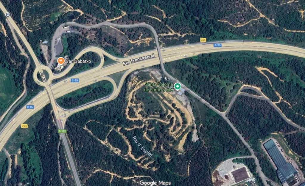 Mapa Circuito Santa Coloma